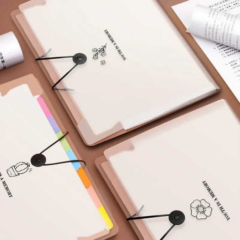 A4 Multi-layer Folder Large-capacity File Storage Classification Multi-function Bill Organ Bag Office Stationery School Supplies