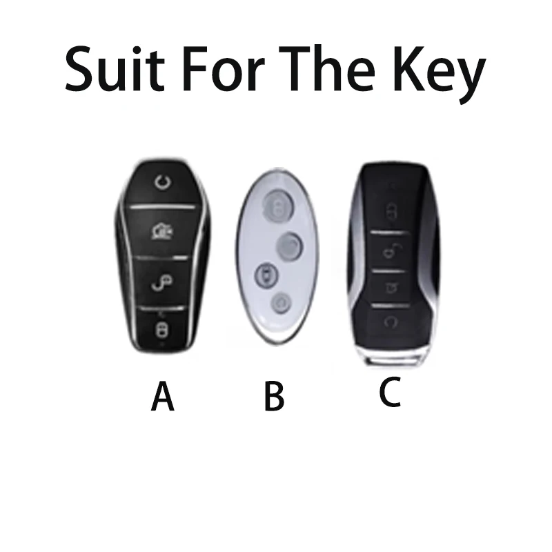 2024 Car Styling for BYD Tang EV600 Han EV Yuan ATTO 3 Song PLUS Pro MAX DMI Qin Seal Dolphin Car Key Cover Fob Holder Keychain