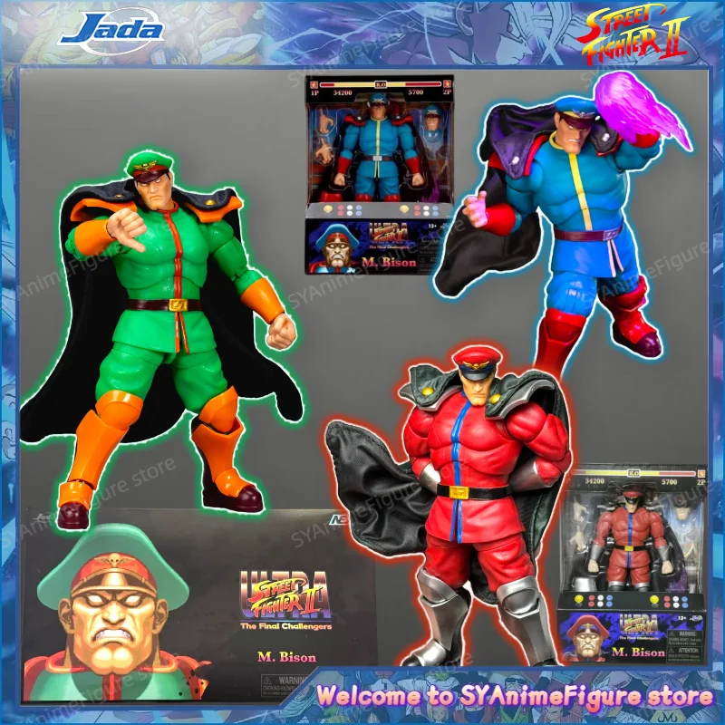

In Stock Jada Toys Street Fighter II M.Bison/Vega 1/12 Scale Red/SDCC/Variant Color 6-Inch Action Figure Toys Collection Gift
