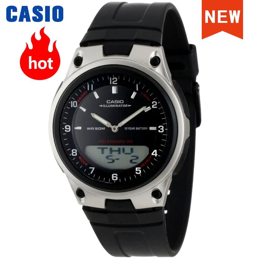 Casio watch top brand luxury Hundred fashion retro dual display business daily waterproof leisure electronic watch relogio AW-80