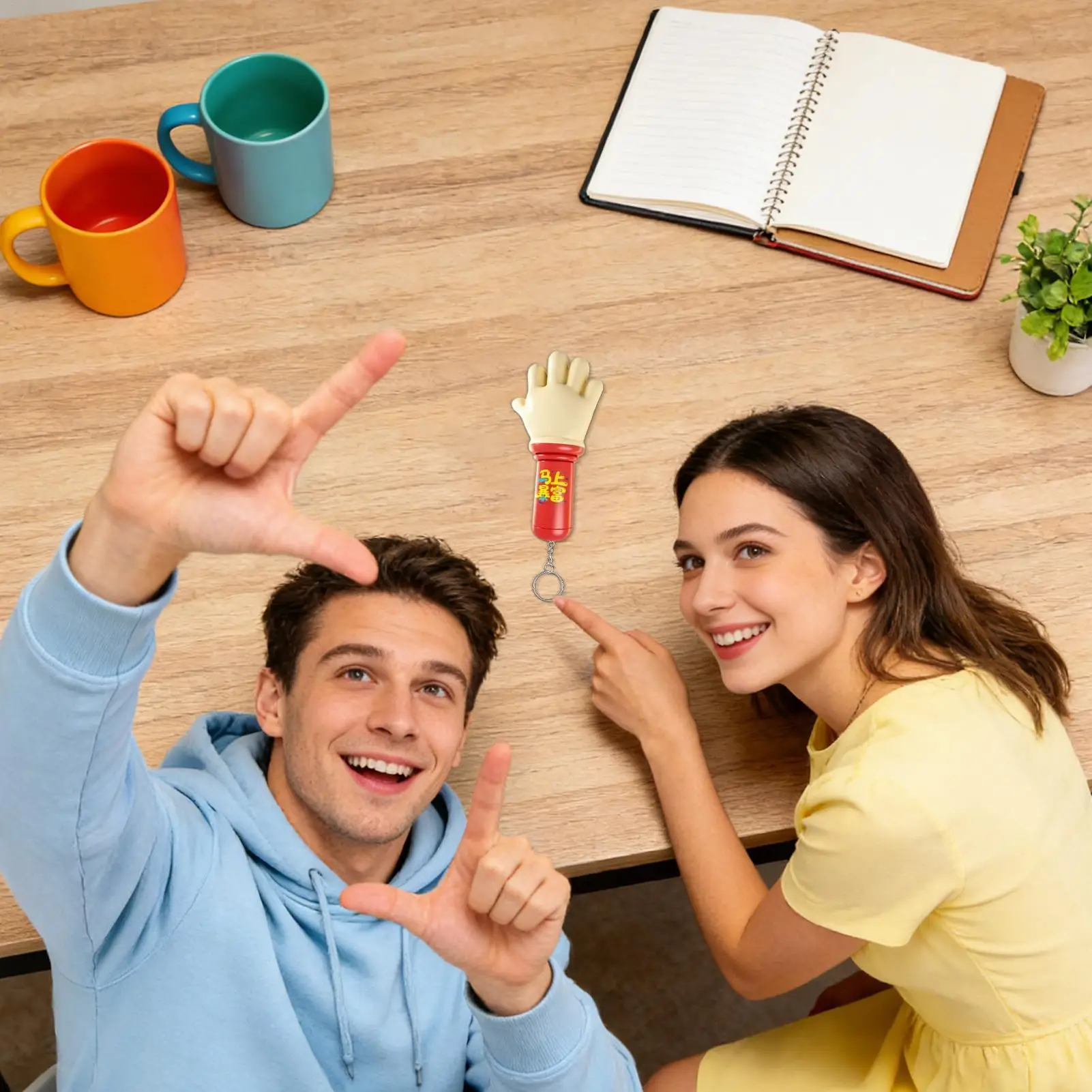 Prank Toys Hand Design Funny Gadget with Sound Funny Toy Pranks for Boys Adults Teen Men Boy Birthday Christmas Easter