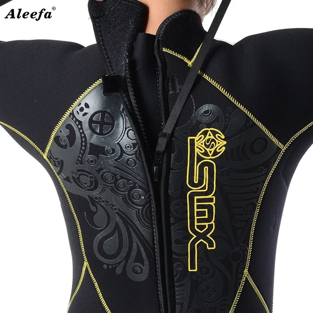 Wetsuit 5mm Women Diving Suits Zipper Sleeve Neoprene Surf Wet Suit Jumpsuit Full Bodysuit  Kayak