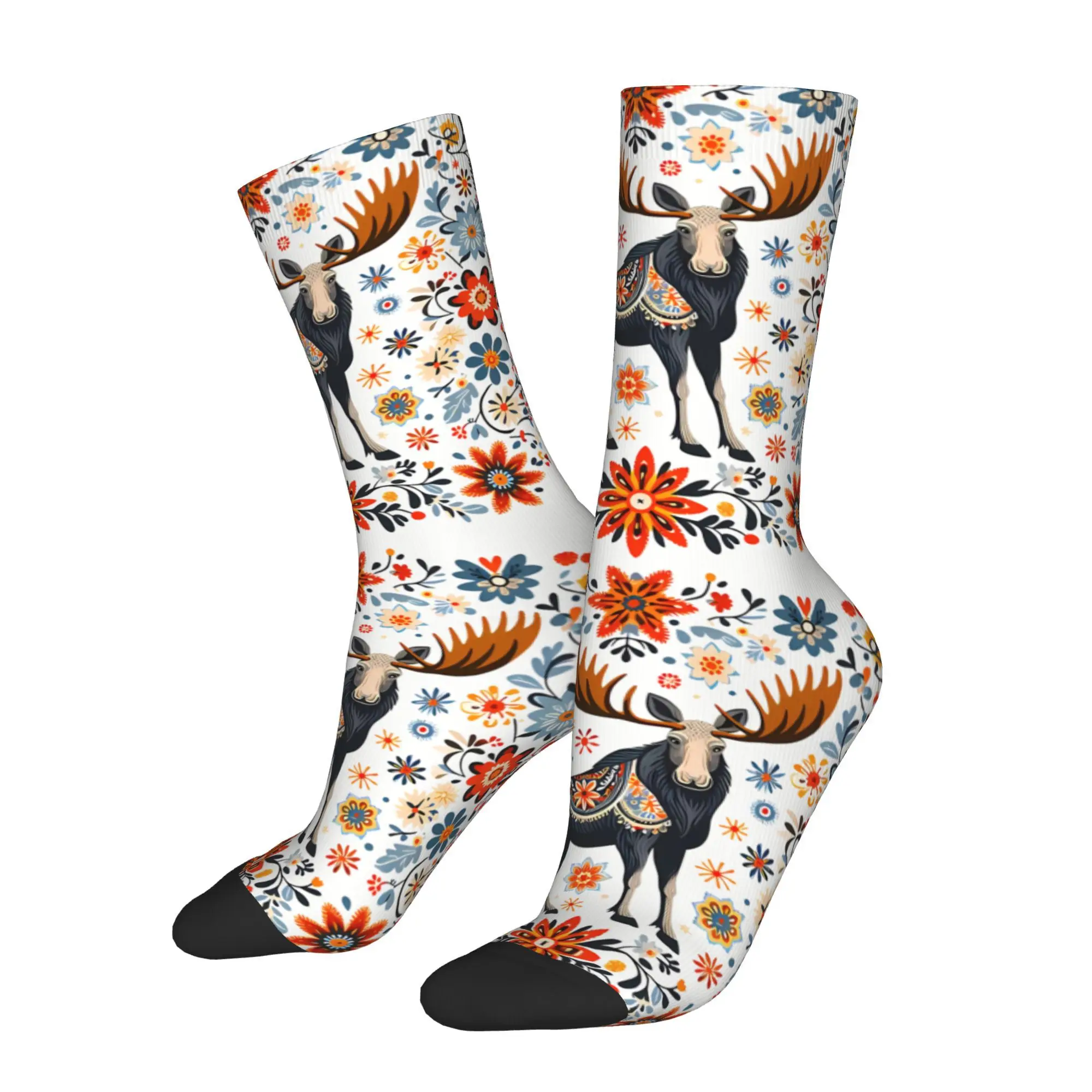 

Megaloceros Giganteus Sock Printed Man Polyester Fashion