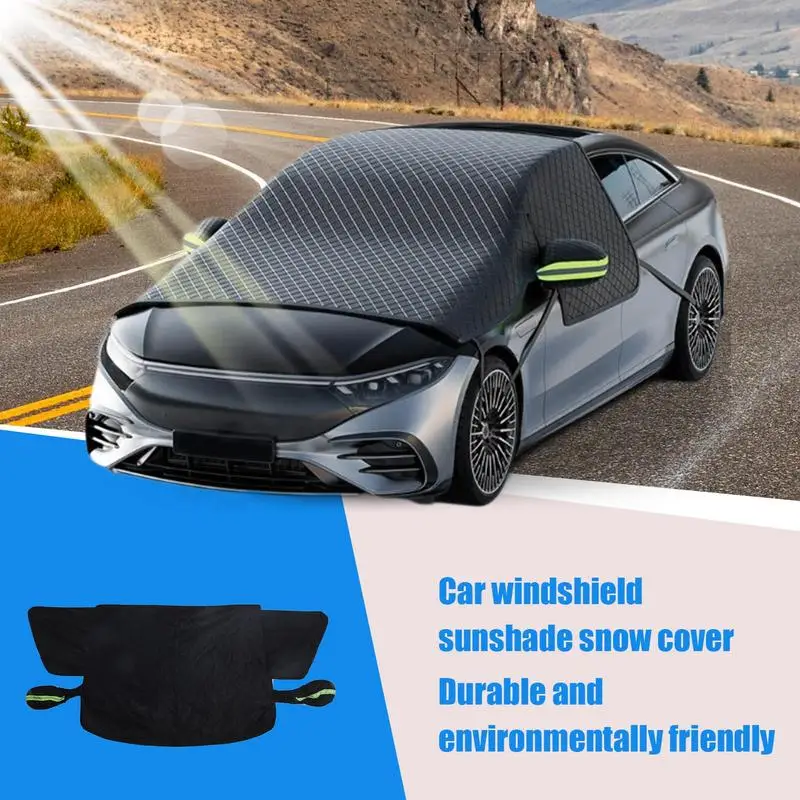 

Car Windscreen Cover SUV Snow Shield Sun Protection Covers For Windshield Thickened Car Windshield Cover Snow Cover For Truck RV