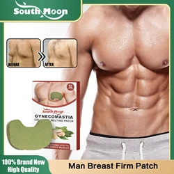 South Moon Man Breast Firm Patch Shrink Chest Gynecomastia Cellulite Melting Fat Burning Strengthen Muscles Body Shaping Fitness