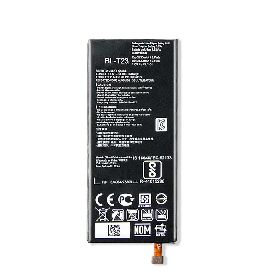 Replacement Battery BL-T23 2430mAh Battery For LG X Cam X-Cam XCam F690 K580DS K580 K580Y+Free Tools