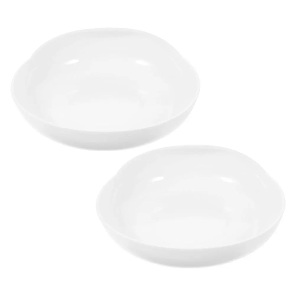 

2pcs Scoop Bowl Spill-Proof Suction Base Adaptive Self-Feeding Dish For Elderly Handicapped Silicone Anti-Spill Plate Senior
