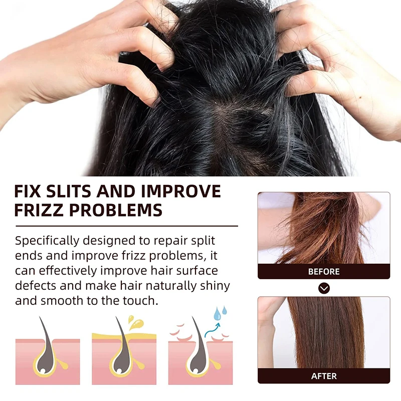 3/5/10 قطعة إصلاح الجافة التالفة جعد زيت الأركان المهنية علاج الشعر أقنعة العمل تنعيم لامعة العناية بالشعر
