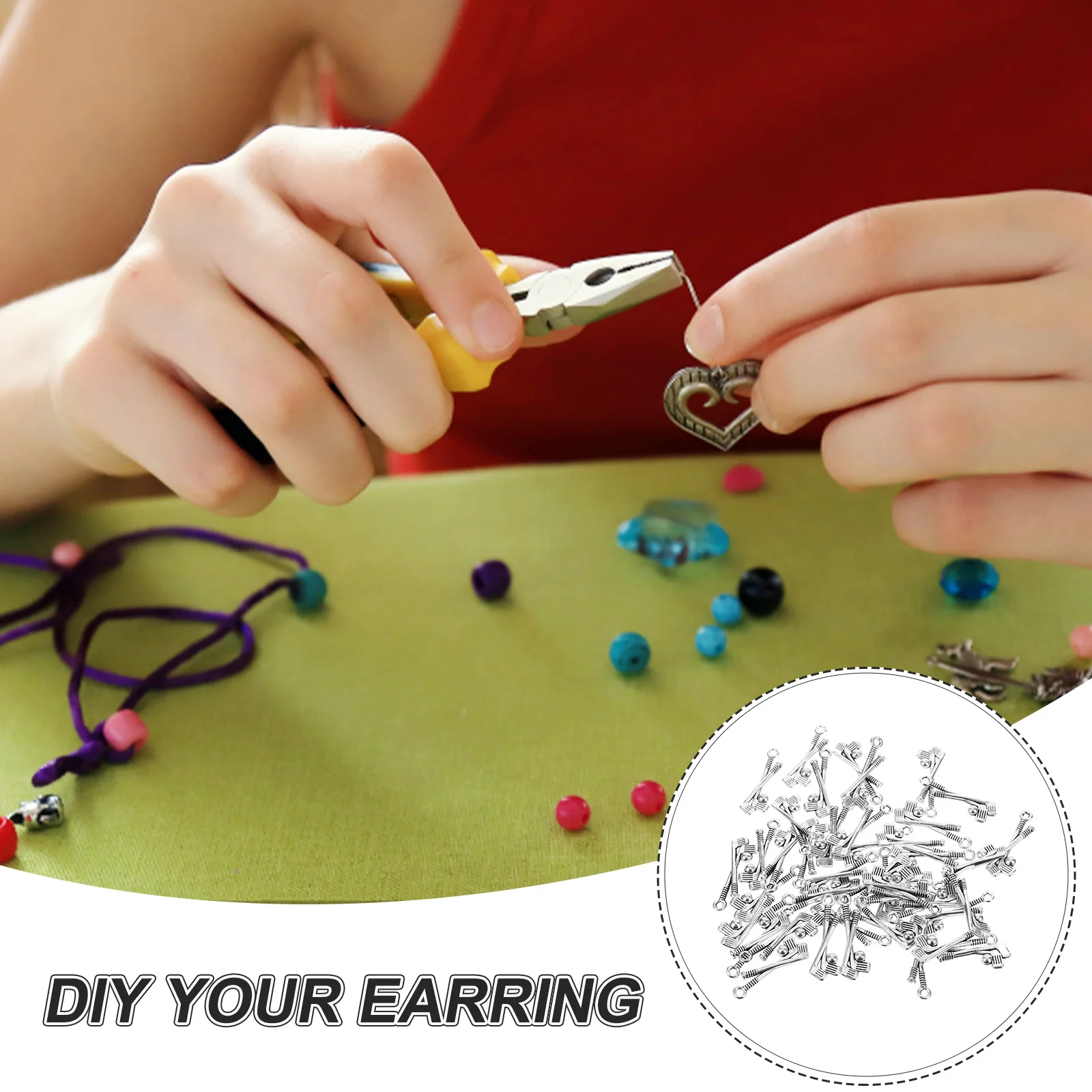 

40Pcs Alloy Jewelry Accessory Metal Golf Charms Sturdy Pendant Material DIY Necklace Bracelet Golf Game Souvenir