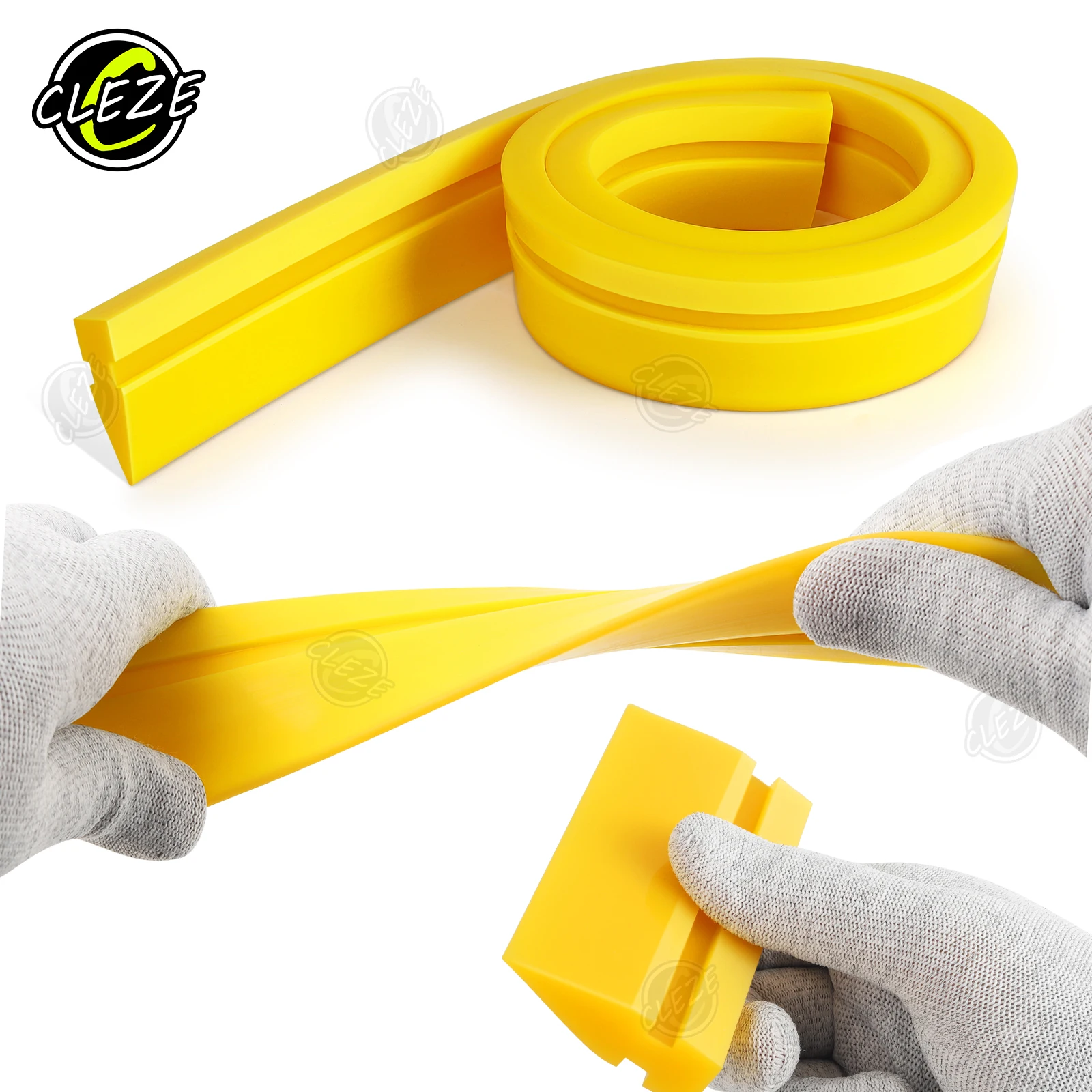 CLEZE Auto Glass Cleaning Film Application Wrap Tools for Small Squeegee Vinyl Window Tint Vinyl Squeegee