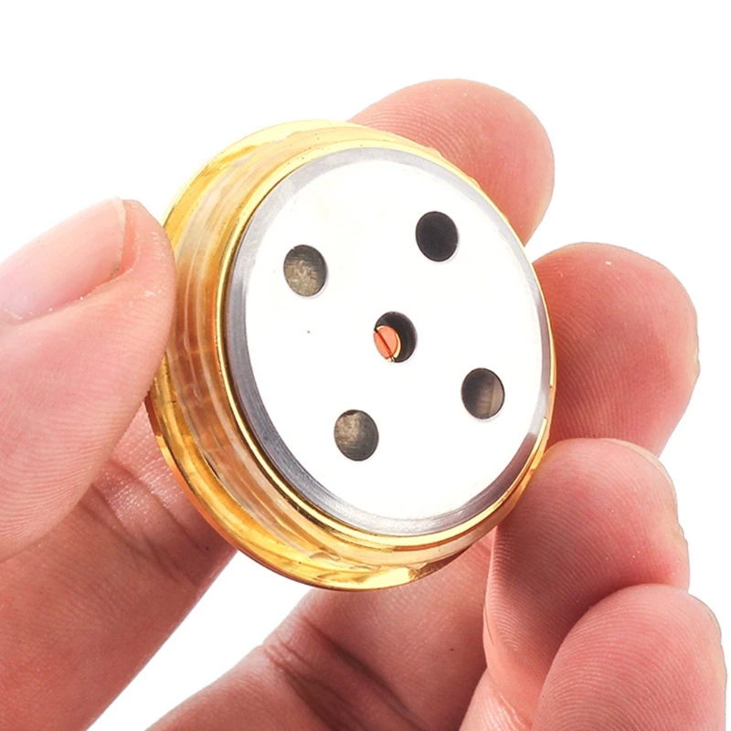 Cigar Hygrometer 1.5in Mini Round Metal Hygrometer Cigar Tobacco Humidity Gauge Applicable Cigar Humidor Case TOP quality