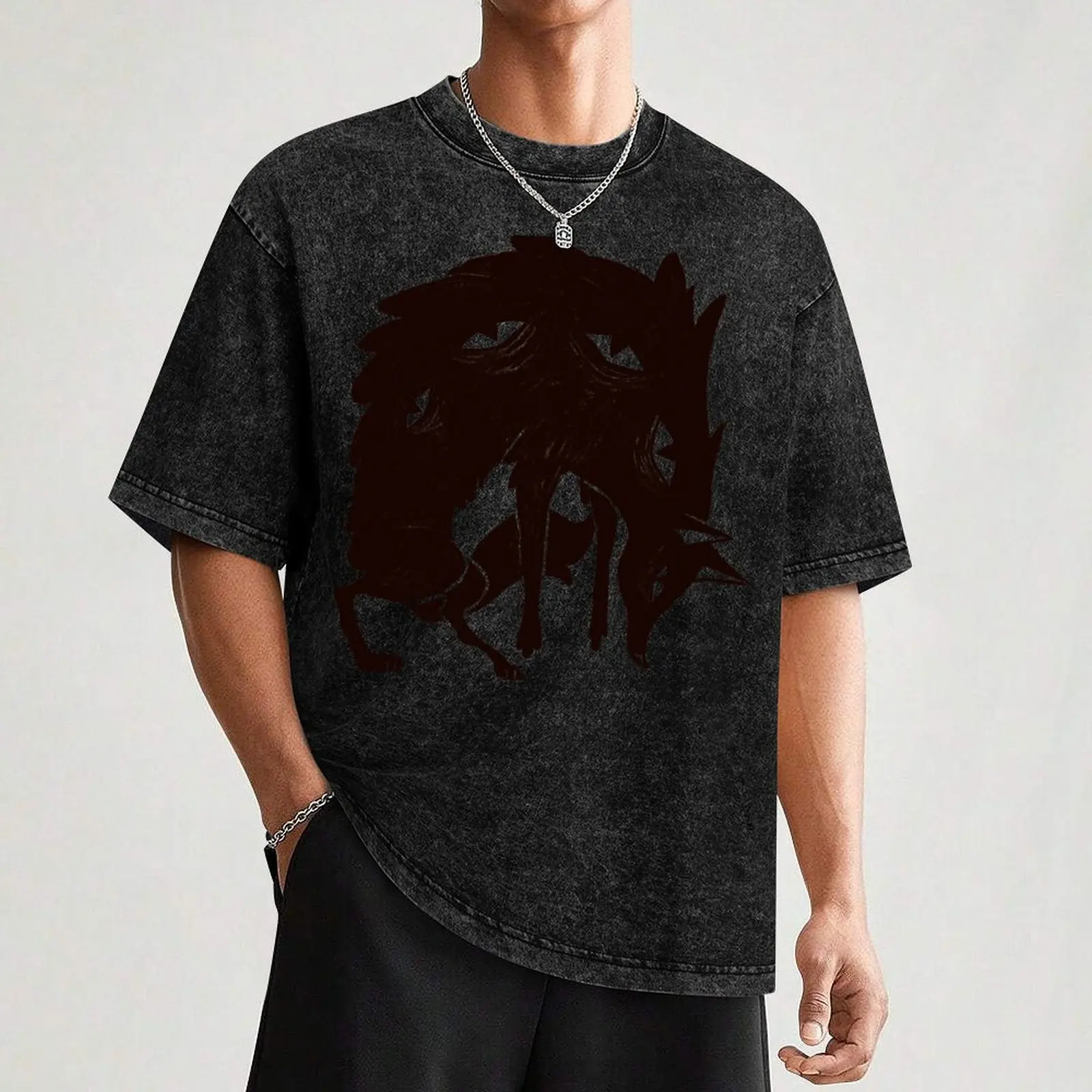 Lobo T-Shirt Casual Lightweight Short Sleeve Top
