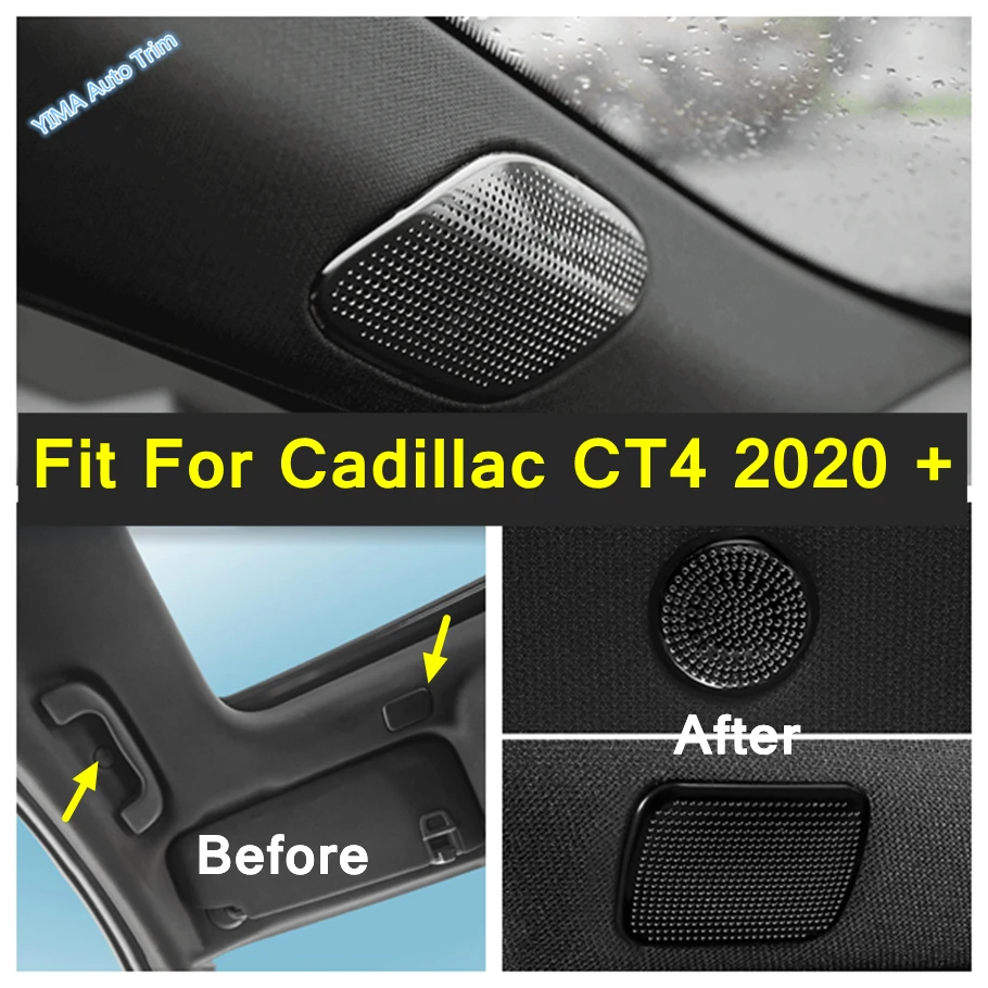 

Window A Pillar / AC Roof High Pitch Loudspeaker Cover Audio Speakers Trim For Cadillac CT4 2020 2021 2022 Interior Accessories
