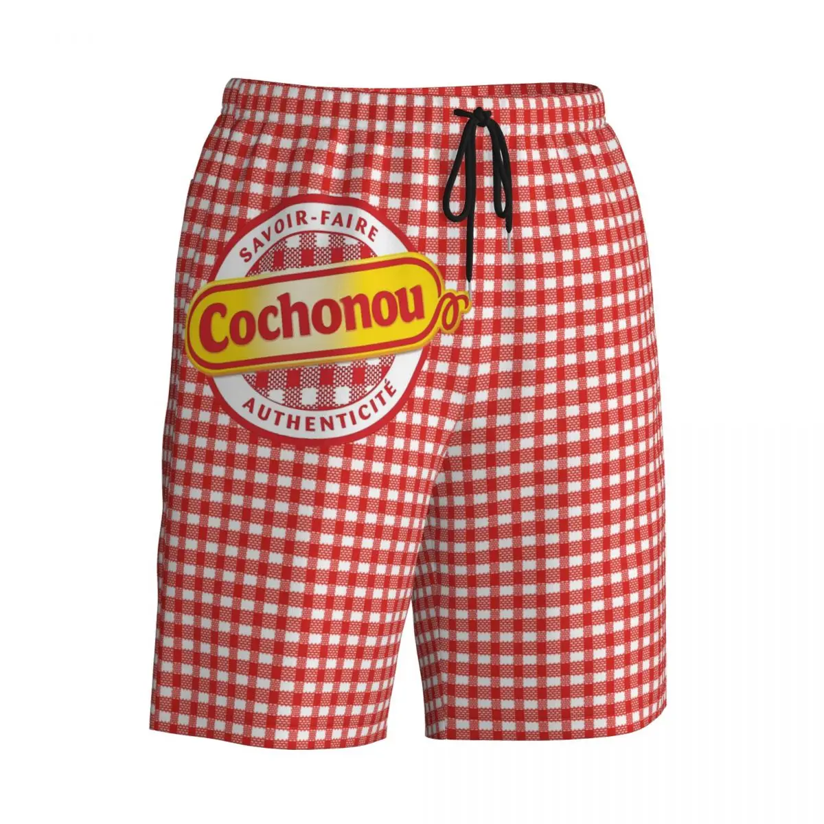 COCHONOU Man Swimwear Swim Shorts Trunks Beach Board Shorts Swimming Pants Swimsuits Mens Running Sports Surffing Shorts