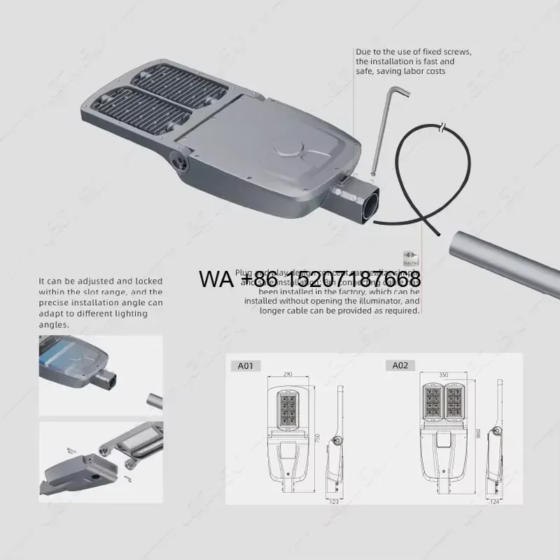 Wmwmnu for Wmwmnu 5 Years Warranty High Power Outdoor 60w 80w 100w 120W 150W 200W Led Solar Panel Street Light and Pole