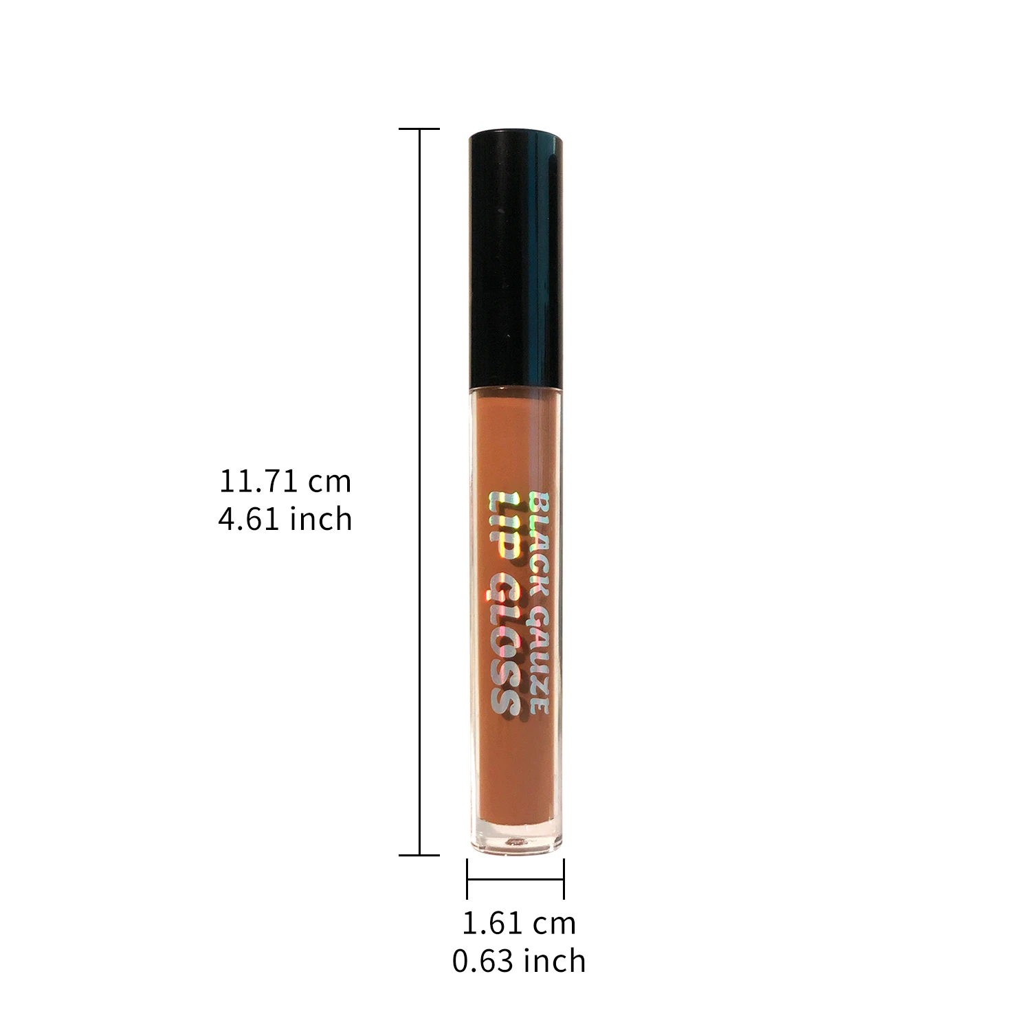 Trójkolorowa, ciemnobrązowa matowa szminka w stylu gotyckim, matowa aksamitna szminka, płynna szminka, błyszczyk do ust, kosmetyki