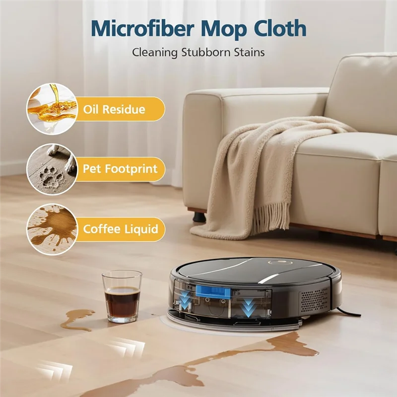 A88X filtros cepillos almohadillas de fregona para ROPVACNIC S1 A1 para Tipdiy G90 para VIPSUN Z1 para Robot aspirador Betboyles V75S, accesorio