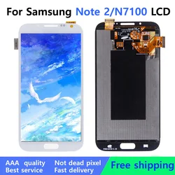 Tested LCD Screen For Samsung Galaxy Note 2 N7100 N7105 LCD Display Touch Screen Digitizer Assembly Replacement Parts
