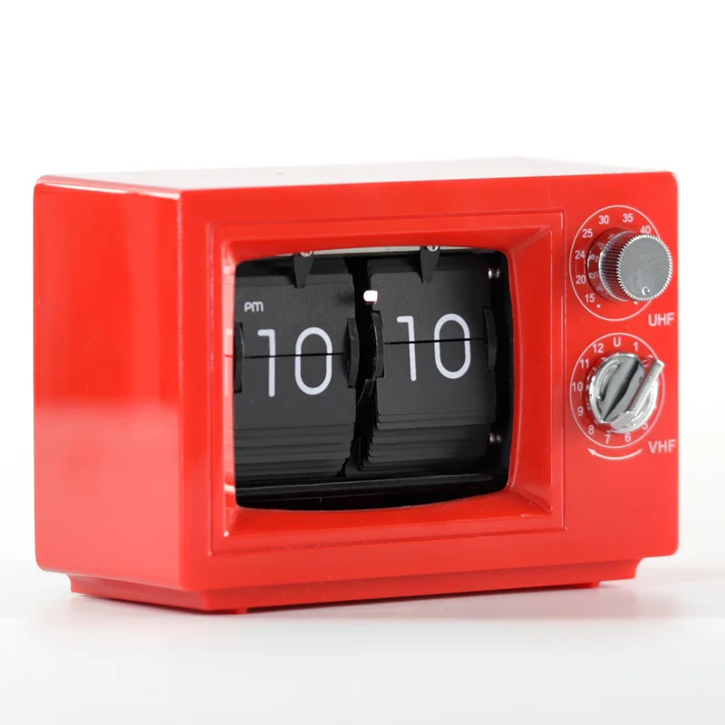 

Miaoke ТВ-машина, переводная страница, гостиная, стол для моделирования телевизора, классические ретро настольные часы, художественные часы, подарок, оптовая продажа