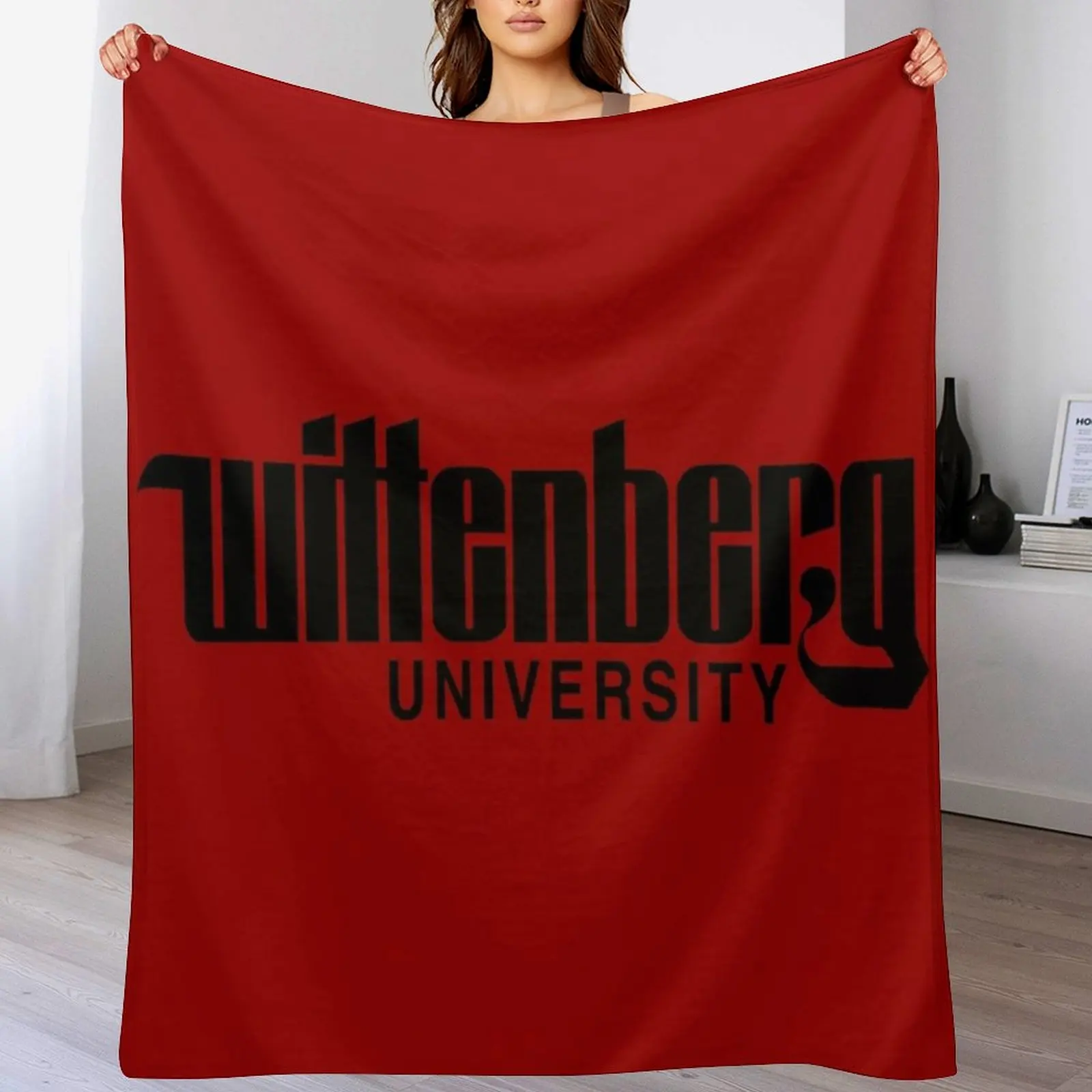 Wittenberg University Throw Blanket Stain Resistant Cozy Warm Blanket