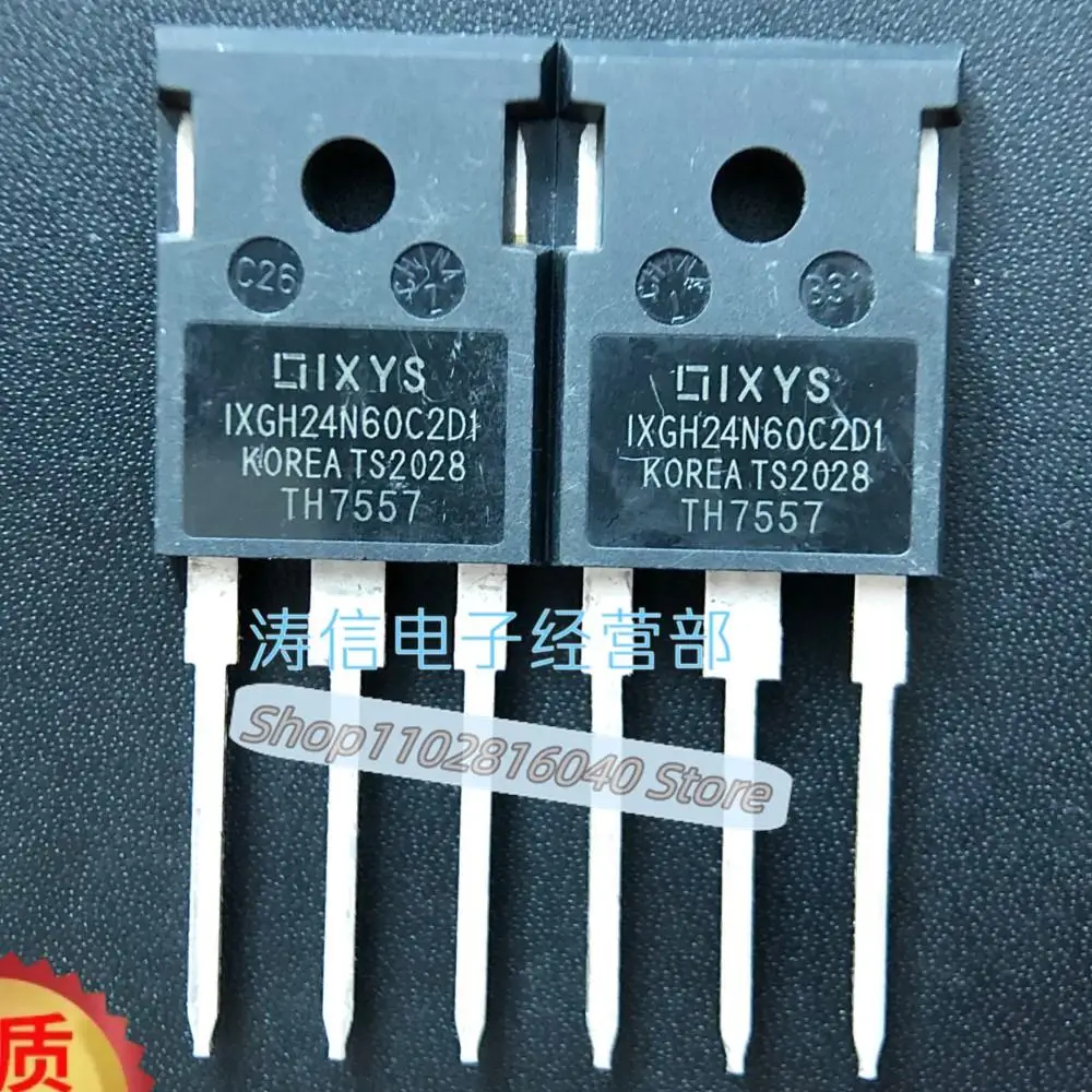 

10PCS/Lot IXGH24N60C2D1 TO-247 MOS Best Quality Imported Original