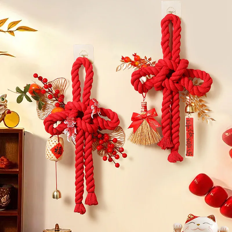 

Подвеска с китайским узлом, подвеска для перемещения нового дома персонажа благословения, новая домашняя гостиная, вход со свастичным узлом