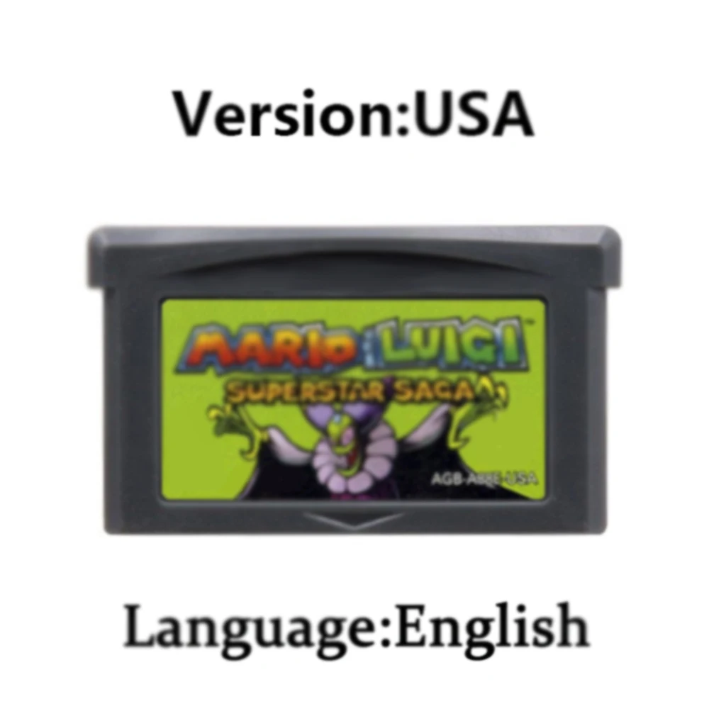 GBA Game Cartridge 32 Bit Video Game Console Card Pinball Land Yoshi Island 3 Series for GBA/SP