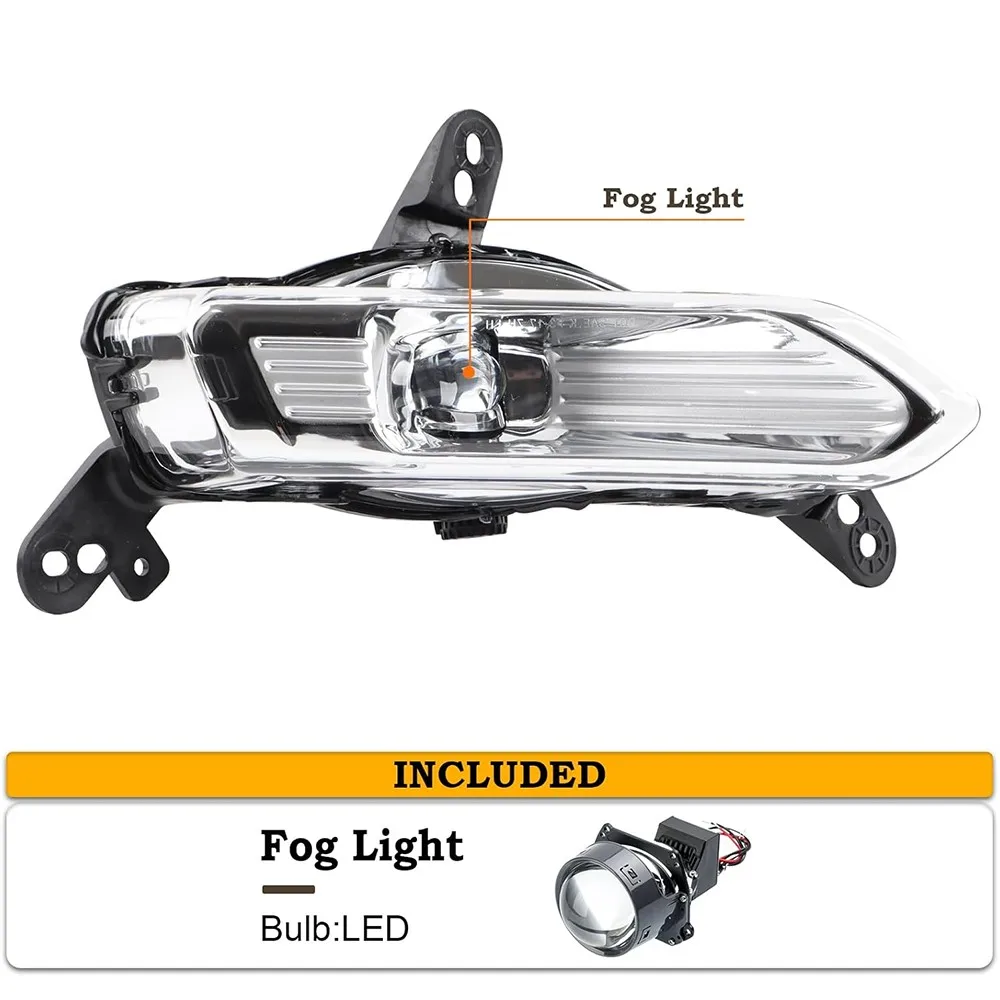 GT4Z-15200-C GT4Z-15201-A Front Left + Right Side Fog Light For 2020-2021 Expedition King Ranch Max King Ranch 2018-2019 Expedition Max XL XL