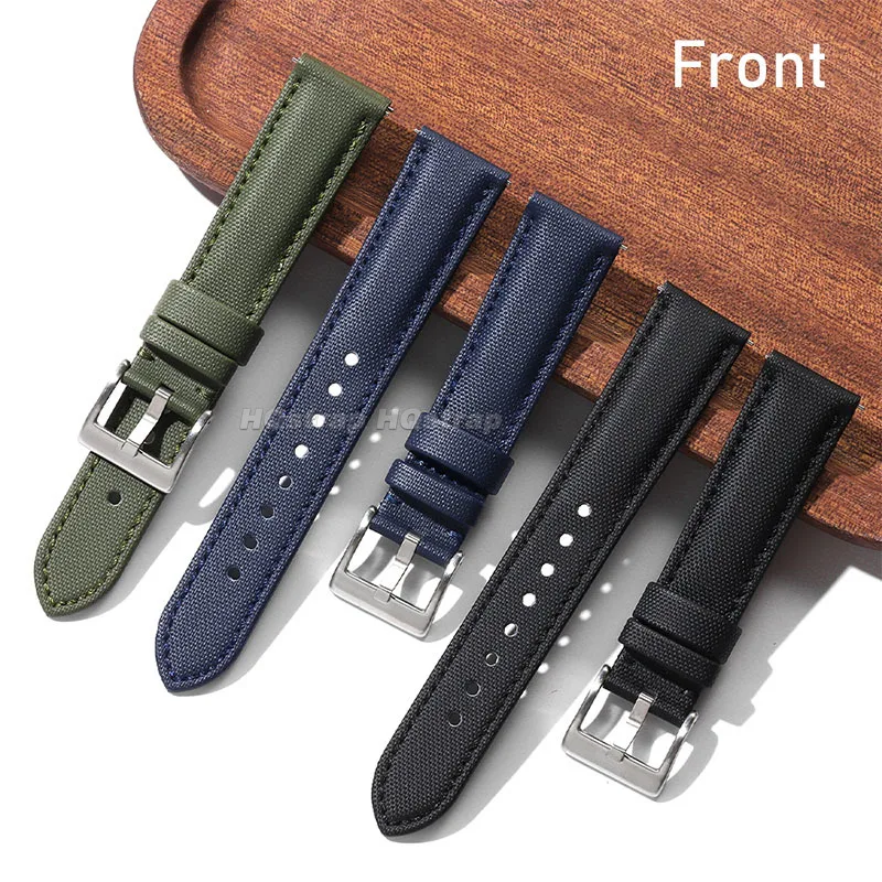 قماش حزام من الجلد 20 مللي متر 22 مللي متر عالية الجودة النايلون الفرقة لأوميغا ل سايكو الغواصين سوار العالمي الإفراج السريع معصمه