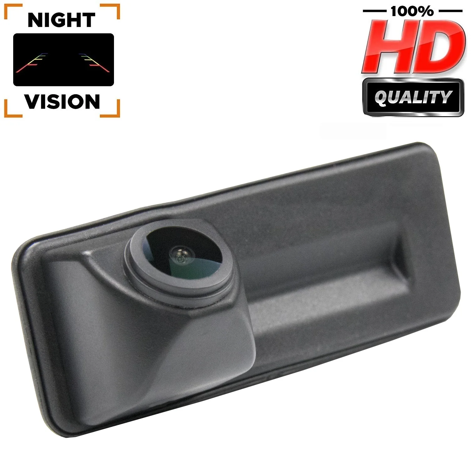 

For Audi A1 Skoda Rapid Fabia Roomster Polo 6R, Misayaee HD 1280x720p Rear view Night Vision Tailgate handle Waterproof Camera