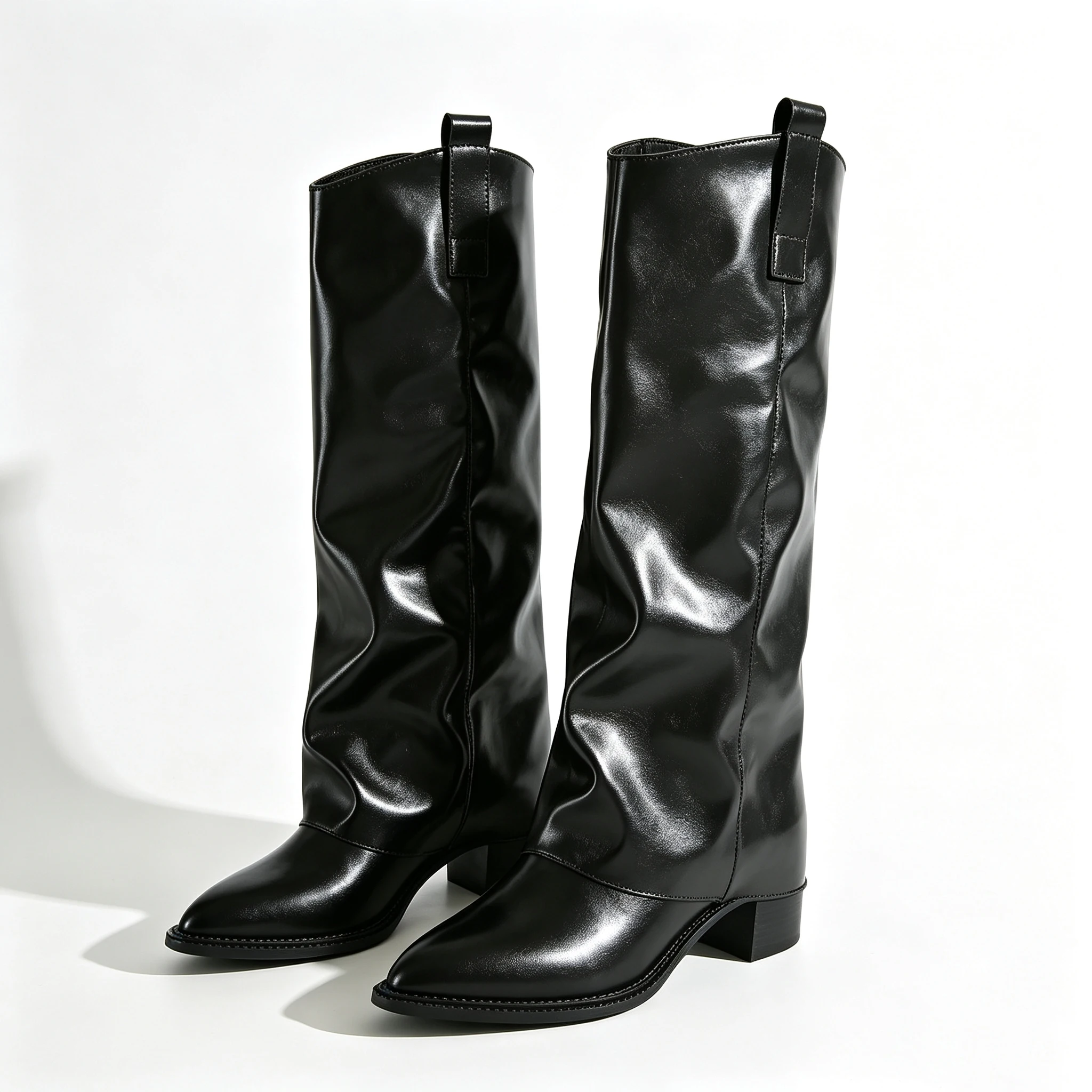Wide Fit Heels - Botas vaqueras occidentales para mujer, de