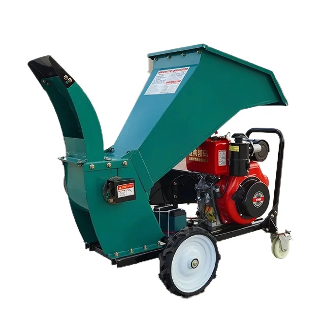 

Мобильный измельчитель веток для озеленения садов и приусадебных участков, экологичный