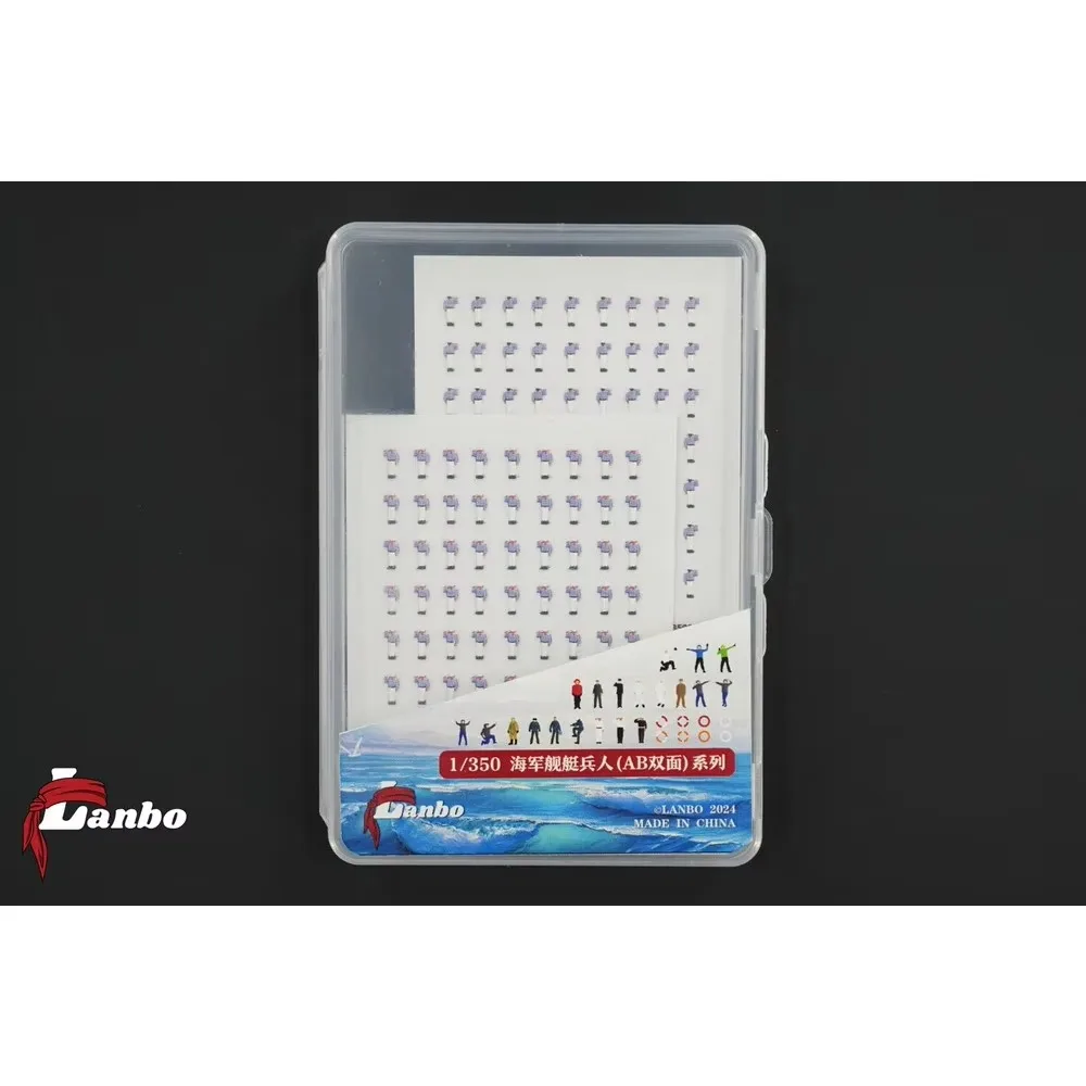 Lanbo 모델 3D 인쇄 3501I 1/350 해군 선원 (범용 인사 흰색 바다 정신 셔츠) 모델 구축 키트 용