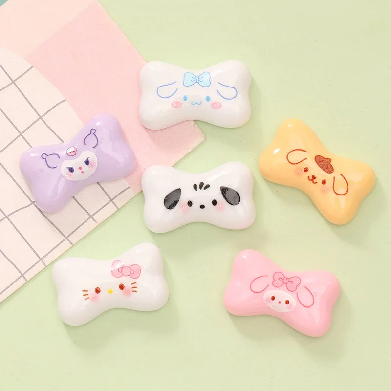 5pcs cartoon sanrio hello kitty soap flatback resin charms crafts embellishments diy cabochons decoration accessories