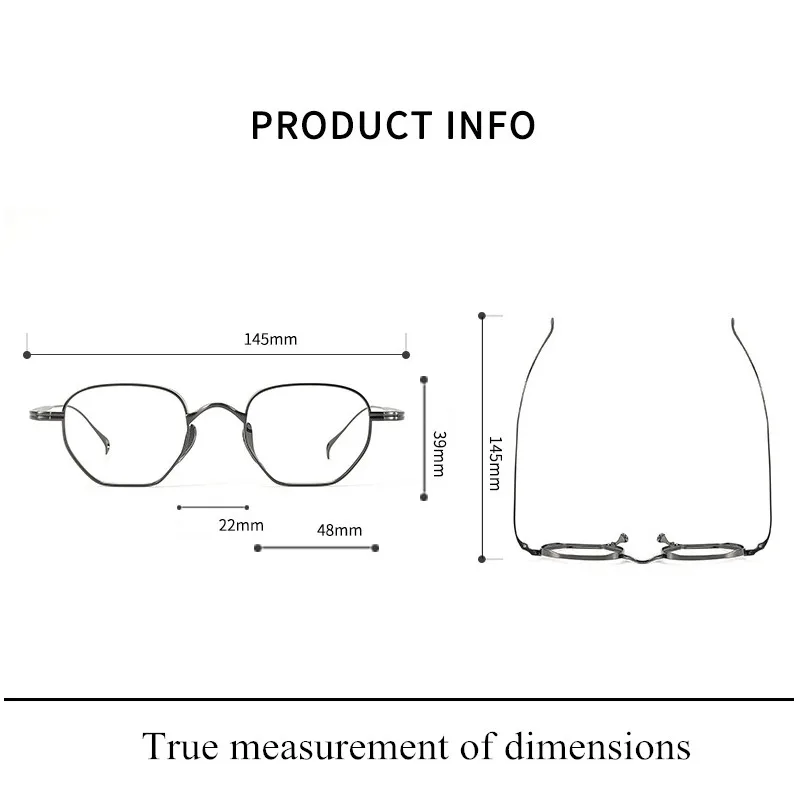 ROGBAE オーバルメガネフレーム男性レトロデザイナーチタン眼鏡 KMN-9919 ヴィンテージ高級ブランドファッション眼鏡女性眼鏡