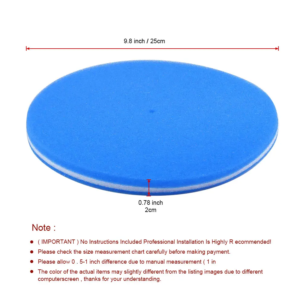 Car Performance Washable250mm3‑Layer Mushroom Sponge Foam Air Filter Element Universal Cone IntakeReplacement Multi‑Color Filter