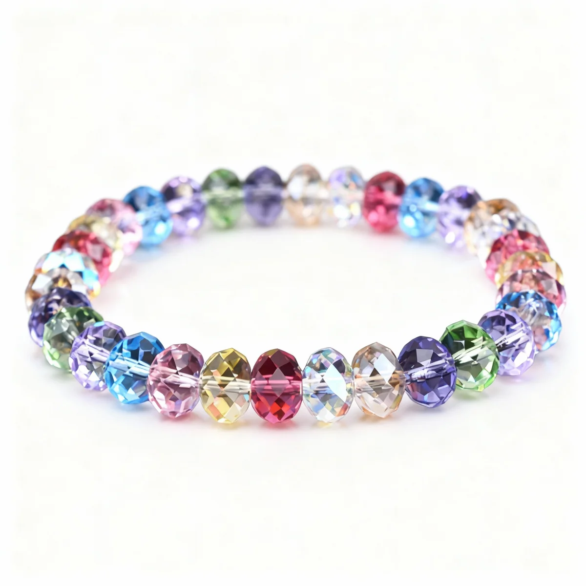 بسيطة أنيقة كريستال تمتد أساور الحد الأدنى لامعة ملونة كريستال مطرز الإسورة للنساء الرجال لذيذ مجوهرات هدية حفلة