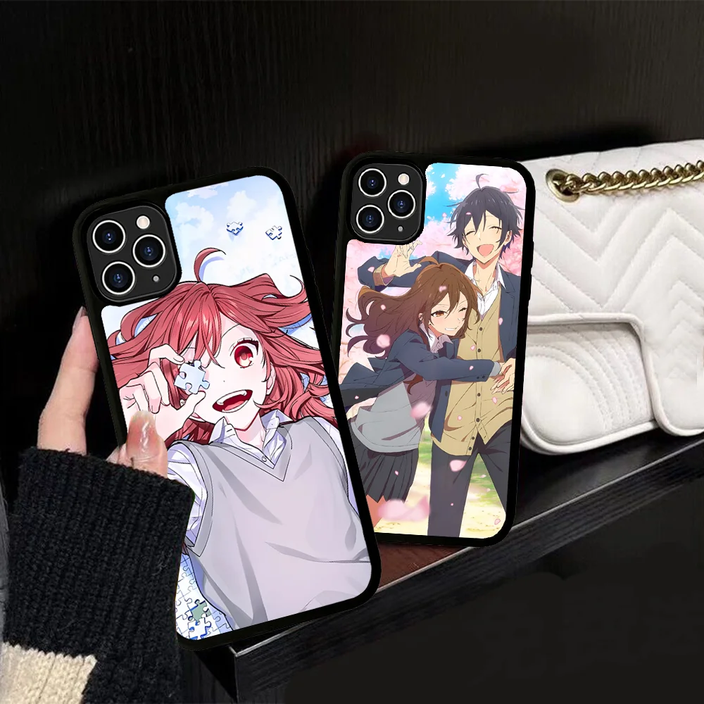 Anime Horimiya Phone Case Silicone PC+TPU For For IPhone 11 12 13 14 15 16 Plus Pro Max Cover