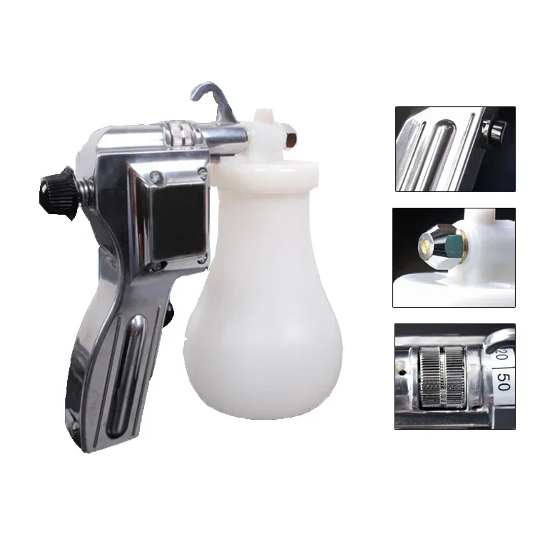 Pistola de limpieza de aerógrafo, limpiador de polvo de ropa a presión ajustable, CA 220V, 40W, textil eléctrico, eliminación de manchas, Plug2020