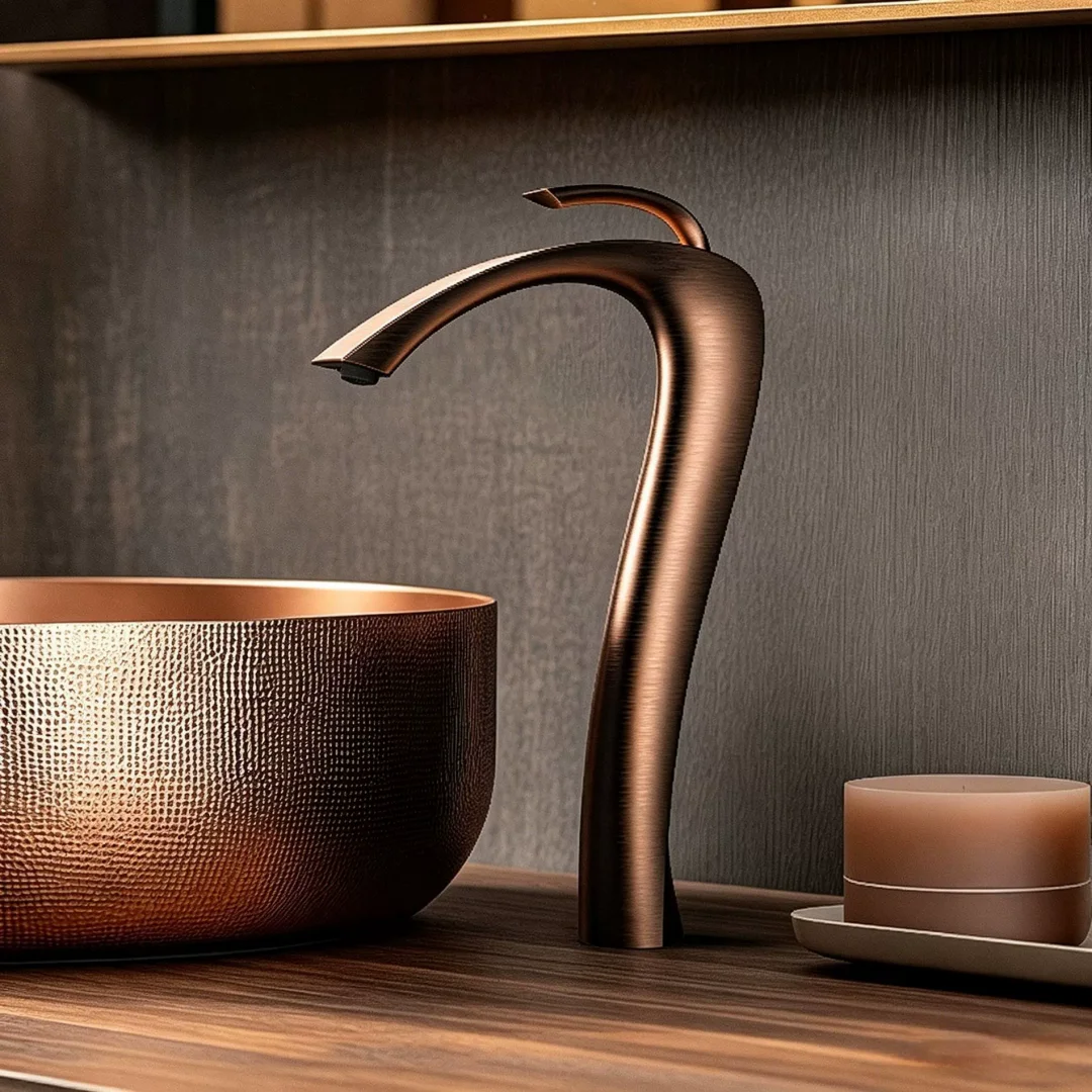Brushed Gold Bathroom Faucet Brushed Rose gold Basin Faucet Sink Faucet Brass Black Lavotory Sink Water Crane