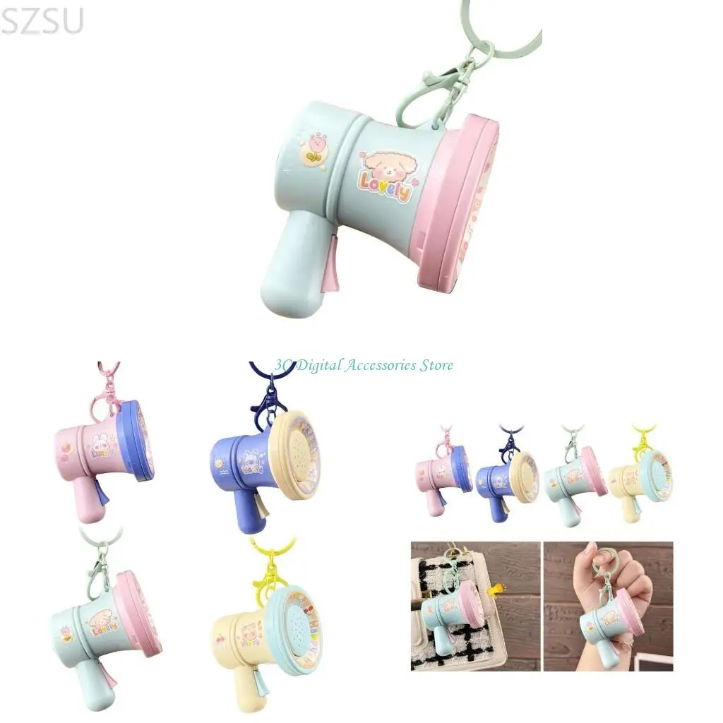 

SZSU Multifunctional Mini Turntables Keychains with Relaxing Music Box for Stylish Bag Charms