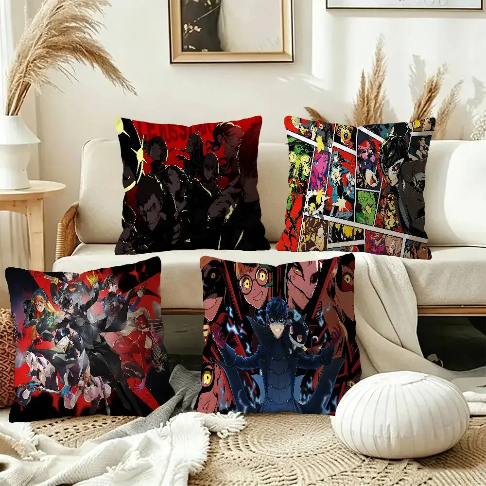 Game P-PersonaS Pillow Cover for Bedroom Room and Living Room Sofa Decorative Cushion Cover