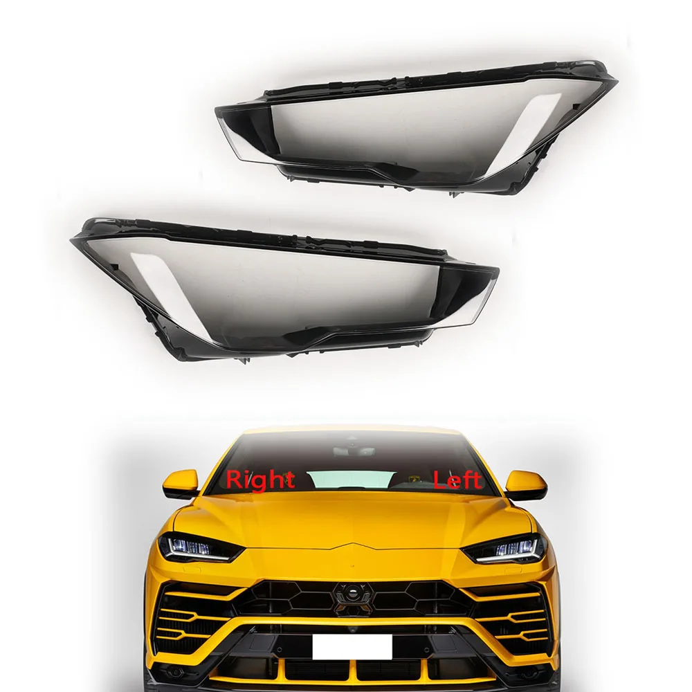 For Lamborghini Urus 2018-2022 Car Front Headlight Cover  Lamp Shell Lens  Caps Light Lampshade