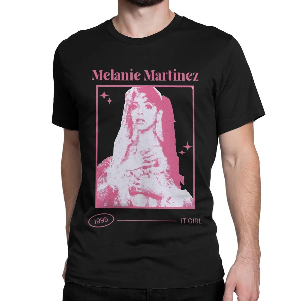 Pink Melanie Singer Martinez T-Shirt Men Women's Crew Neck Cotton T Shirt Trilogy Tour Short Sleeve Tees Gift Idea Clothing