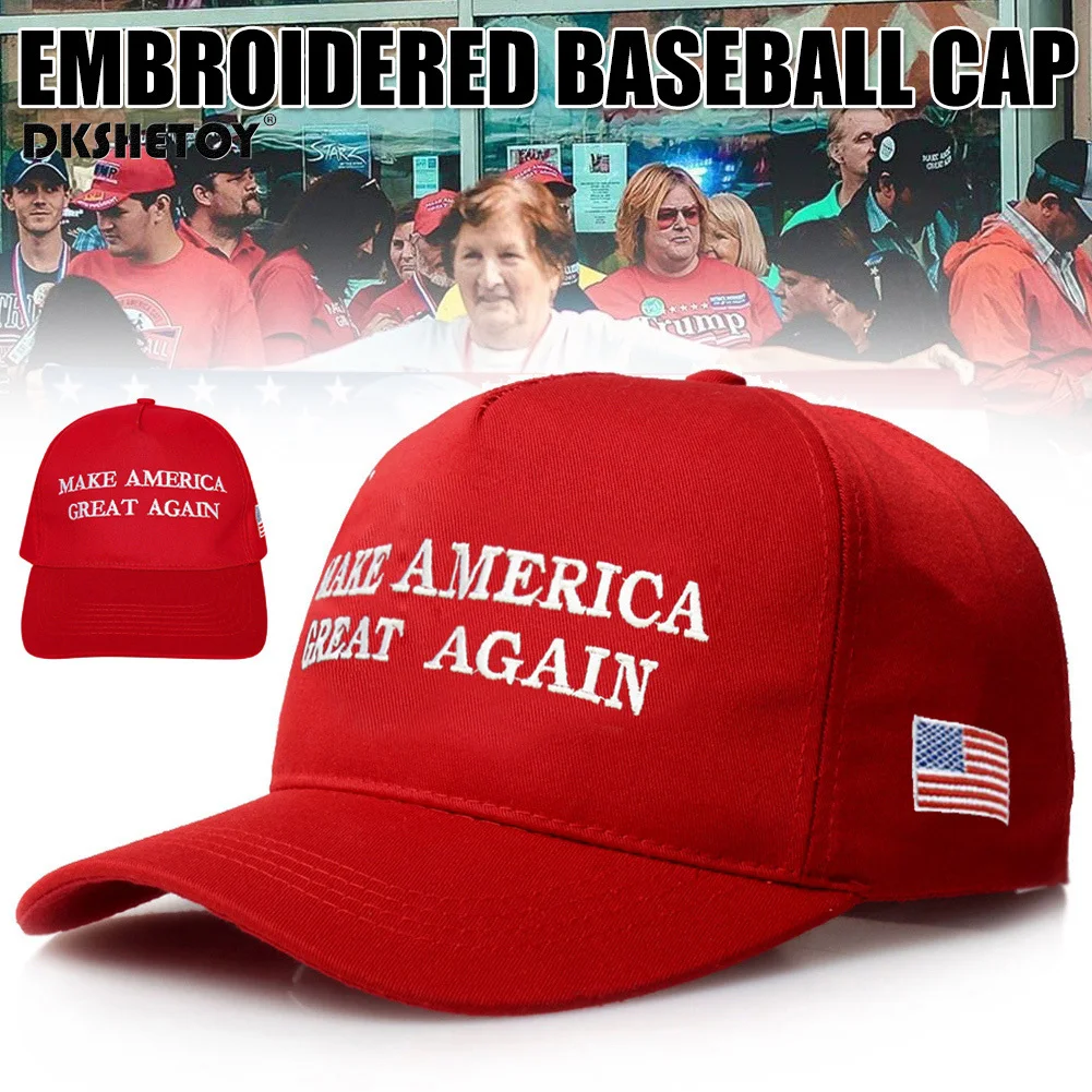 Donald Trump Hat Make America Great Again GOP Republican Adjust Baseball Cap Patriots President Hat