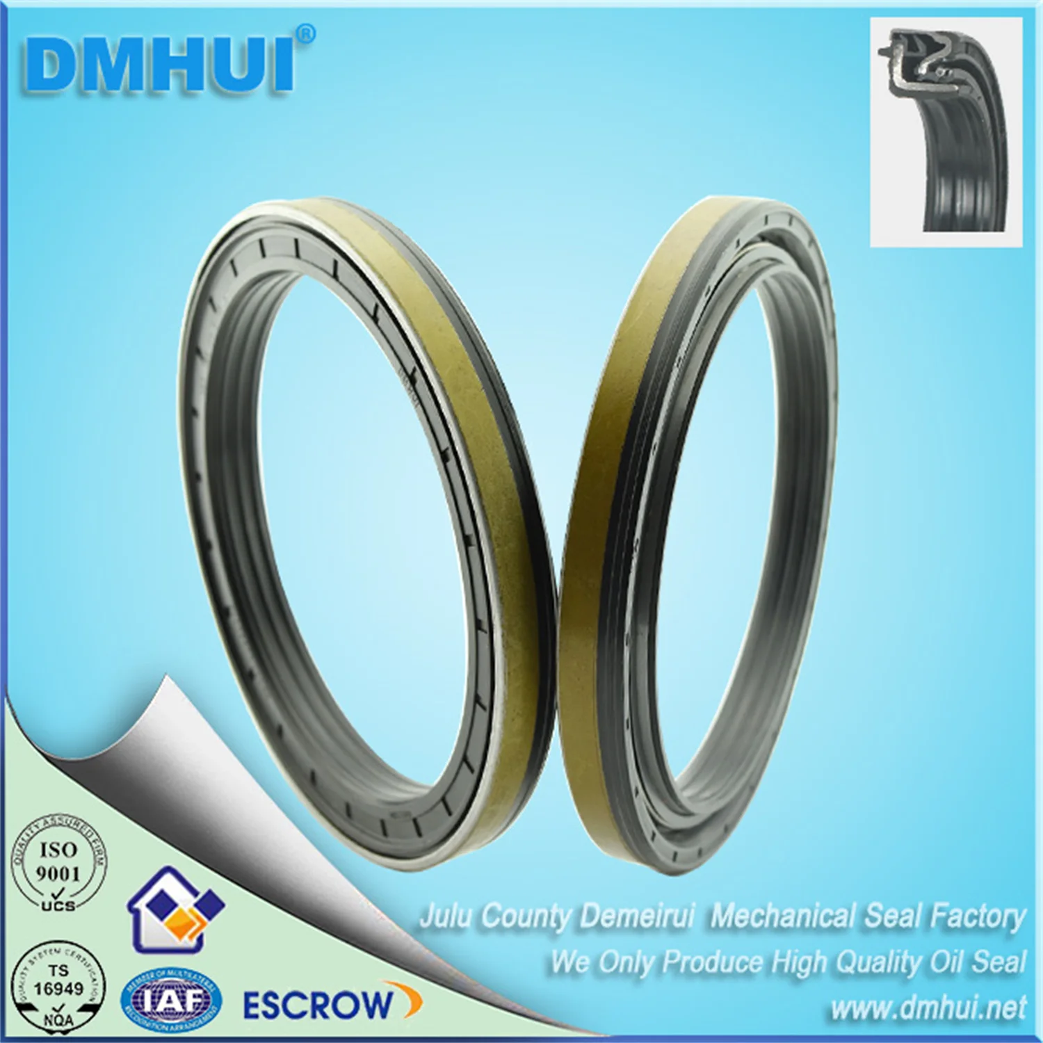 farm machinery tractor oil seal  12014492B  110*140*14.5/16/110X140X14.5/16 RWDR KASSETTEDTS  TS16949