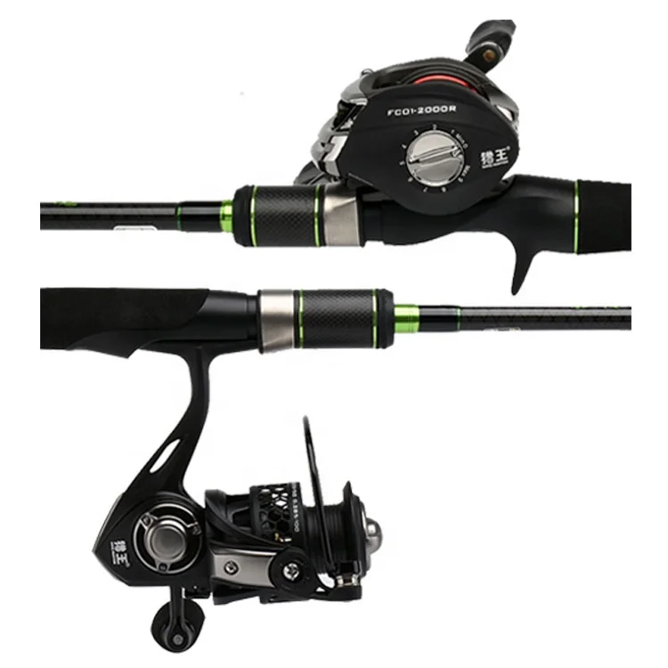 

JiXiangMa official-website Fishing Kit 1.8M-2.7M Carbon Fiber Spinning Casting Fishing Rod And Reel Combo Set