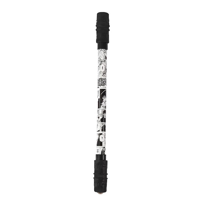 Caneta girando engraçada para crianças, Truque antiderrapante, Caneta Gel de escrita de rolamento, 1pc