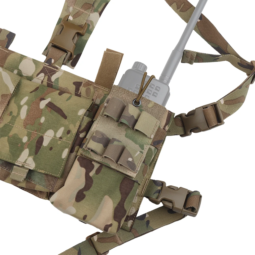 Imagem -05 - Tactical uw Gen iv Pusher Peito Rig Mrc gp Bolsa H-harness Mudar Rapidamente Engrenagem Plataforma Gancho Loop Molle Caça Colete 556 762 Mag