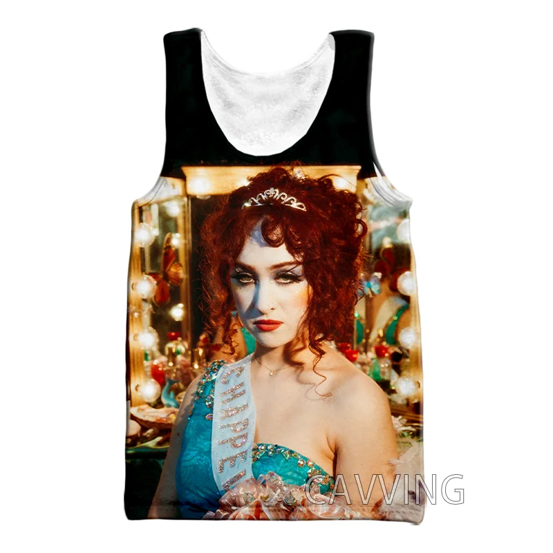 CAVVING 3D Printed Chappell Roan Tank Tops Harajuku Vest  Summer Undershirt Shirts Streetwear for Men/women